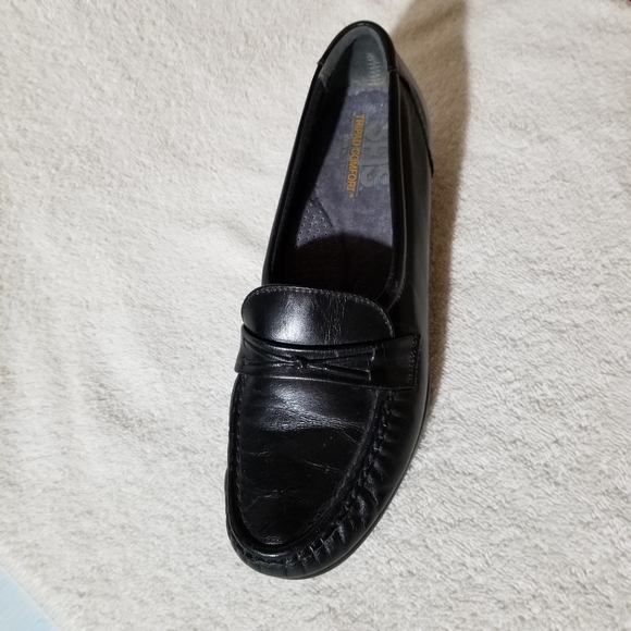 SAS easier tripad support black leather shoe - Picture 4 of 6